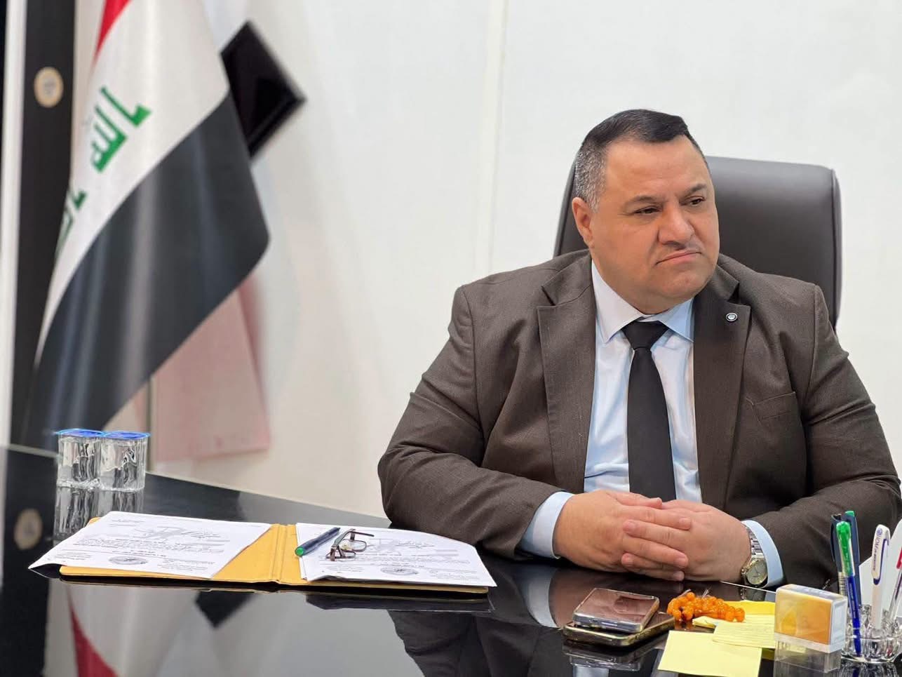 تنفيذًا لتوجيهات محافظ صلاح الدين، السيد هيثم الزهوان، استقبل قائممقام قضاء بلد، الحقوقي حيدر إسماعيل إبراهيم البلداوي، وفد منظمة الأمم المتحدة الإنمائية (UNDP)، حيث رحّب بالوفد وبحث معه أبرز نشاطات المنظمة وبرامجها في القضاء.