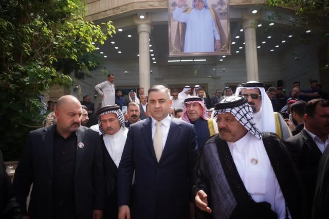 محافظ صلاح الدين يقدم واجب العزاء في ثلاث مناسبات بمحافظات ديالى وبابل وبغداد