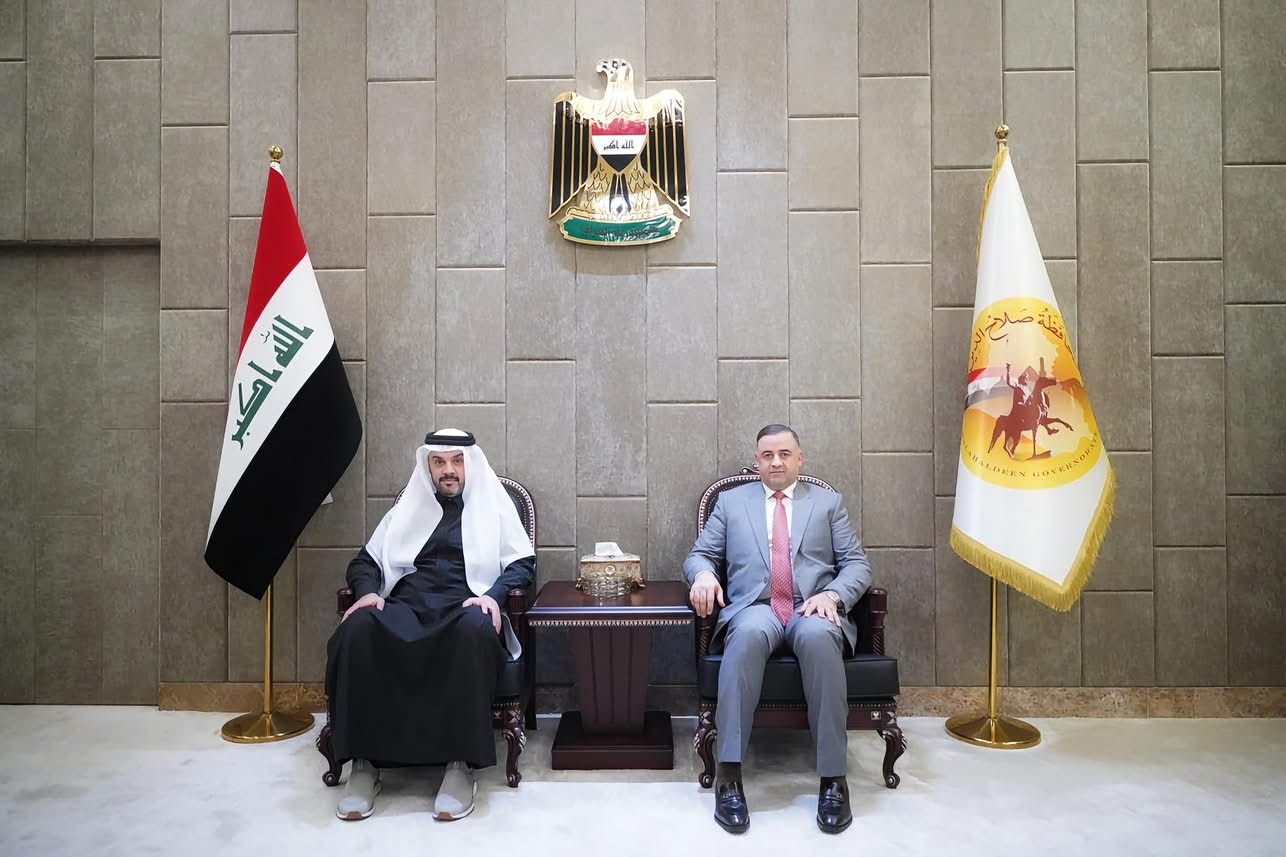 محافظ صلاح الدين يستقبل النائب ميزر الصوفي ويبحث معه عدداً من الملفات المهمة