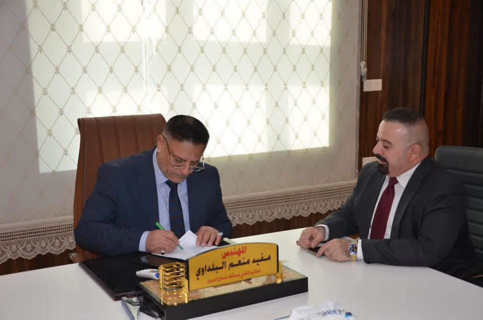 النائب الفني لمحافظ صلاح الدين يبحث مع قائممقام الدجيل عددًا من الملفات الخدمية