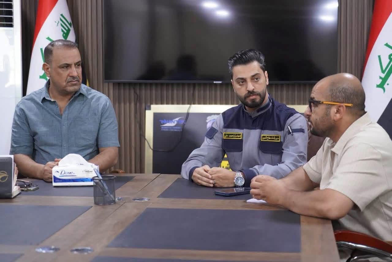تنفيذًا لتوجيهات محافظ صلاح الدين.. مدير ماء صلاح الدين يتابع مشروع ماء بيجي – الصينية