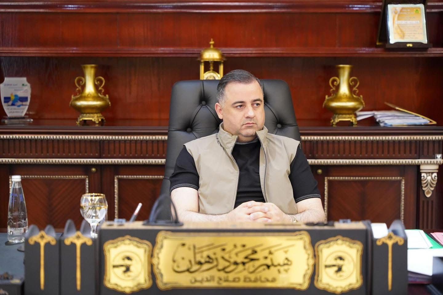 محافظ صلاح الدين يلتقي مدير معمل غاز القادسية لبحث آليات توزيع الغاز والخدمات المقدمة للمواطنين