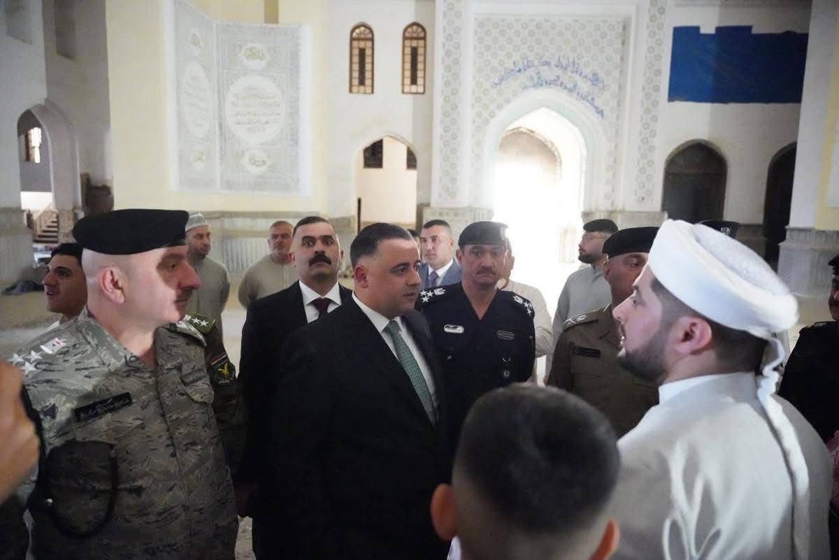 محافظ صلاح الدين، يطلع على الجامع الكبير ويوجه بترميمه.
