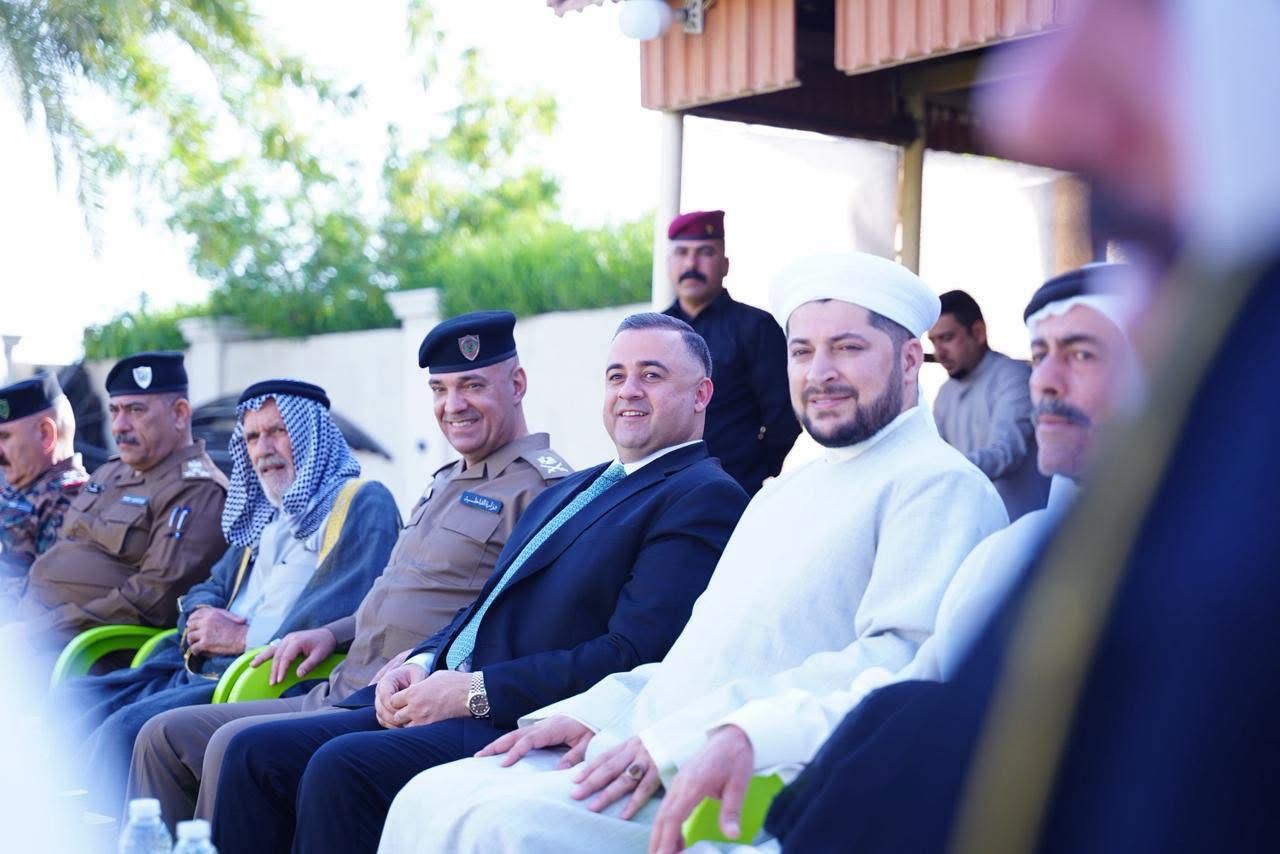 محافظ صلاح الدين، يستقبل وفود المهنئين بمناسبة حلول عيد الأضحى المبارك.